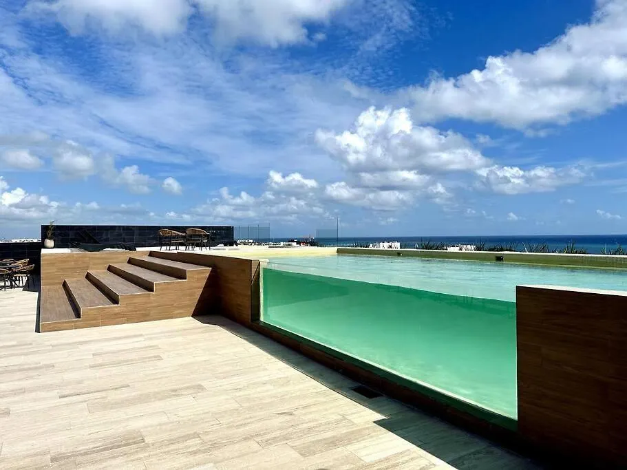 Ocean View Luxury Loft With Rooftop Pool & Sky Bar Playa del Carmen Appartamento
