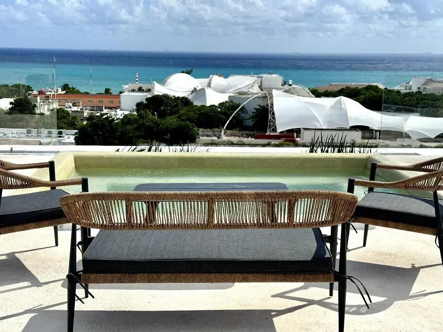 Ocean View Luxury Loft With Rooftop Pool & Sky Bar Playa del Carmen Appartamento